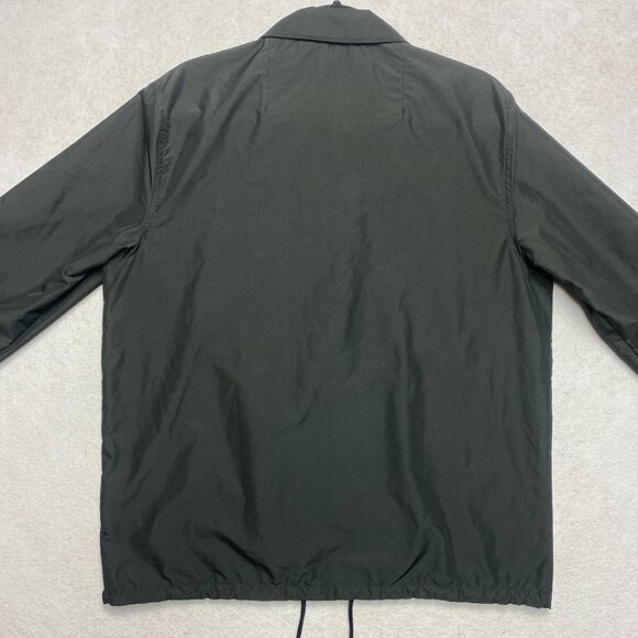 Herschel Rain Jacket Men's M Black Polyester Snap Button Lightweight - Picture 9 of 13